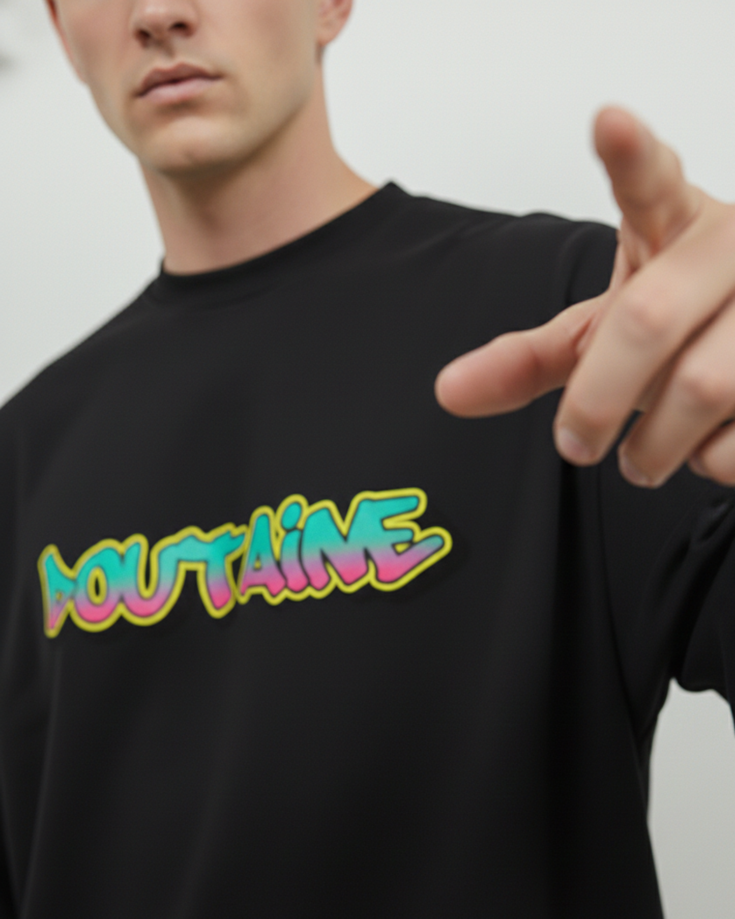 Astral Bloom Graphic Oversized T-Shirt