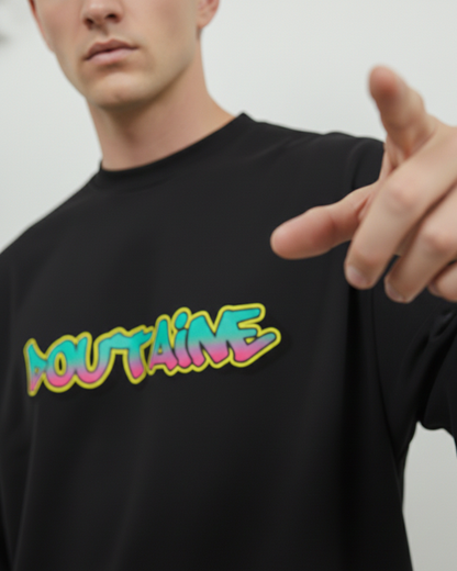 Astral Bloom Graphic Oversized T-Shirt