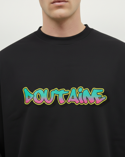 Astral Bloom Graphic Oversized T-Shirt