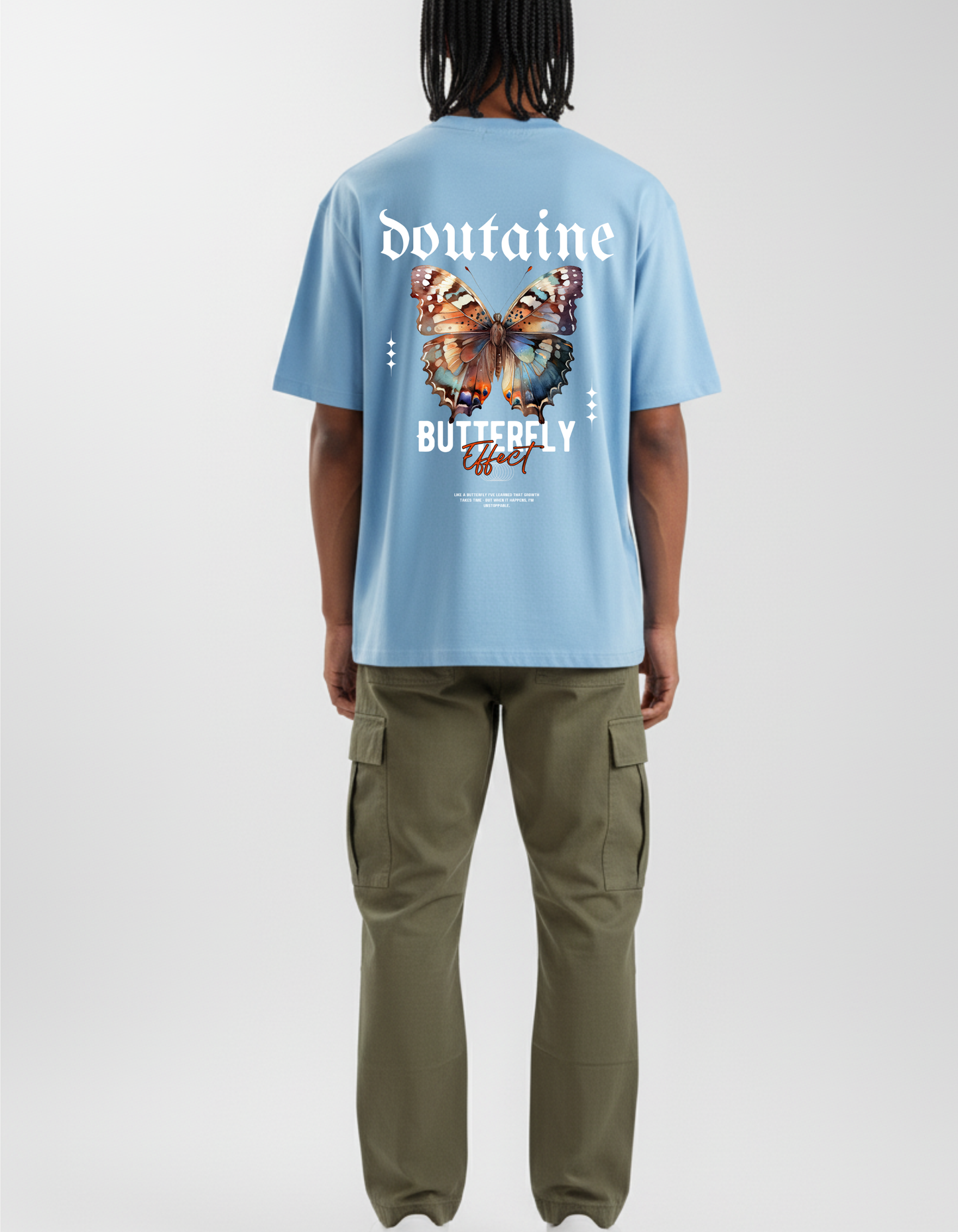 Butterfly Bloom- Men & Women Oversized T-shirt - D O U T A I N E