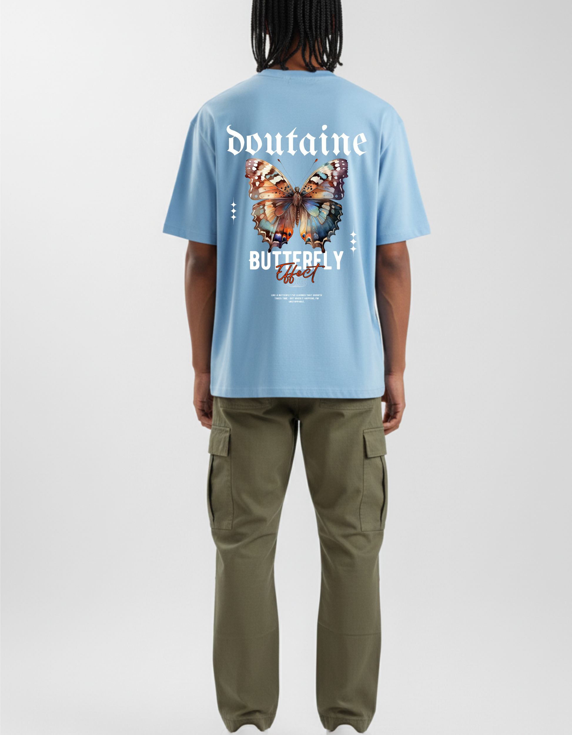 Butterfly Bloom- Men & Women Oversized T-shirt - D O U T A I N E