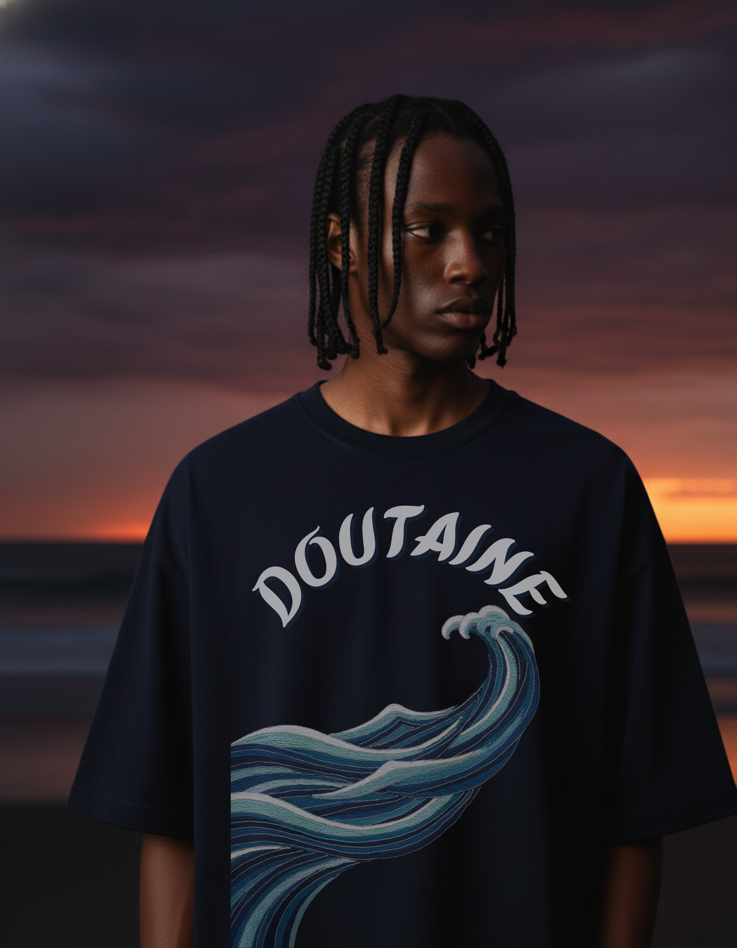 Ocean Fury Graphic T-shirt - DOUTAINE Edition - D O U T A I N E