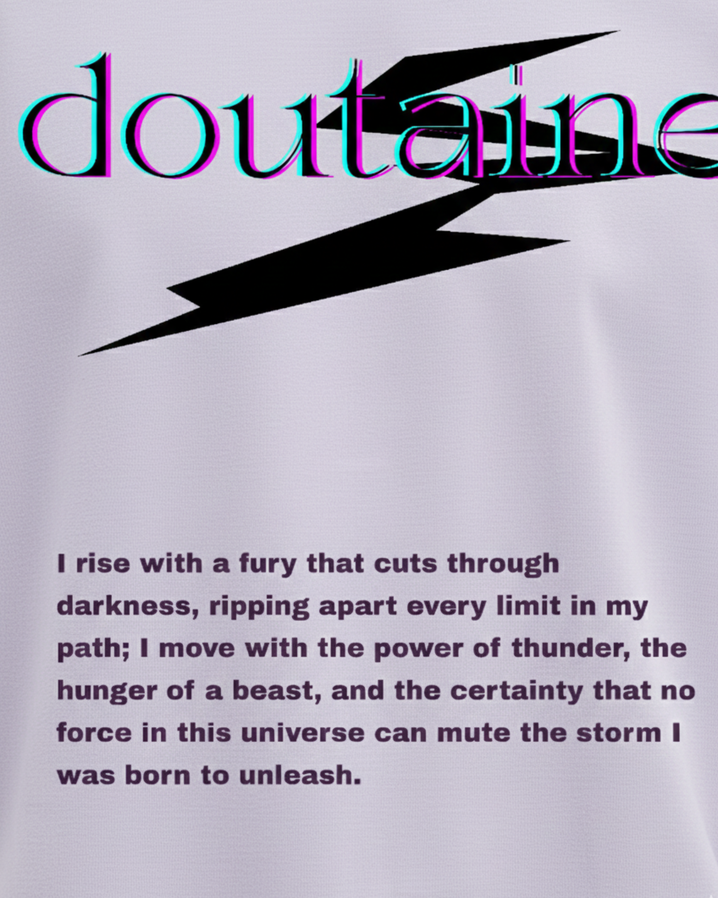 Cosmic Thunder Lion Graphic Tee