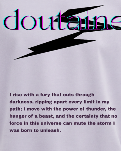 Cosmic Thunder Lion Graphic Tee