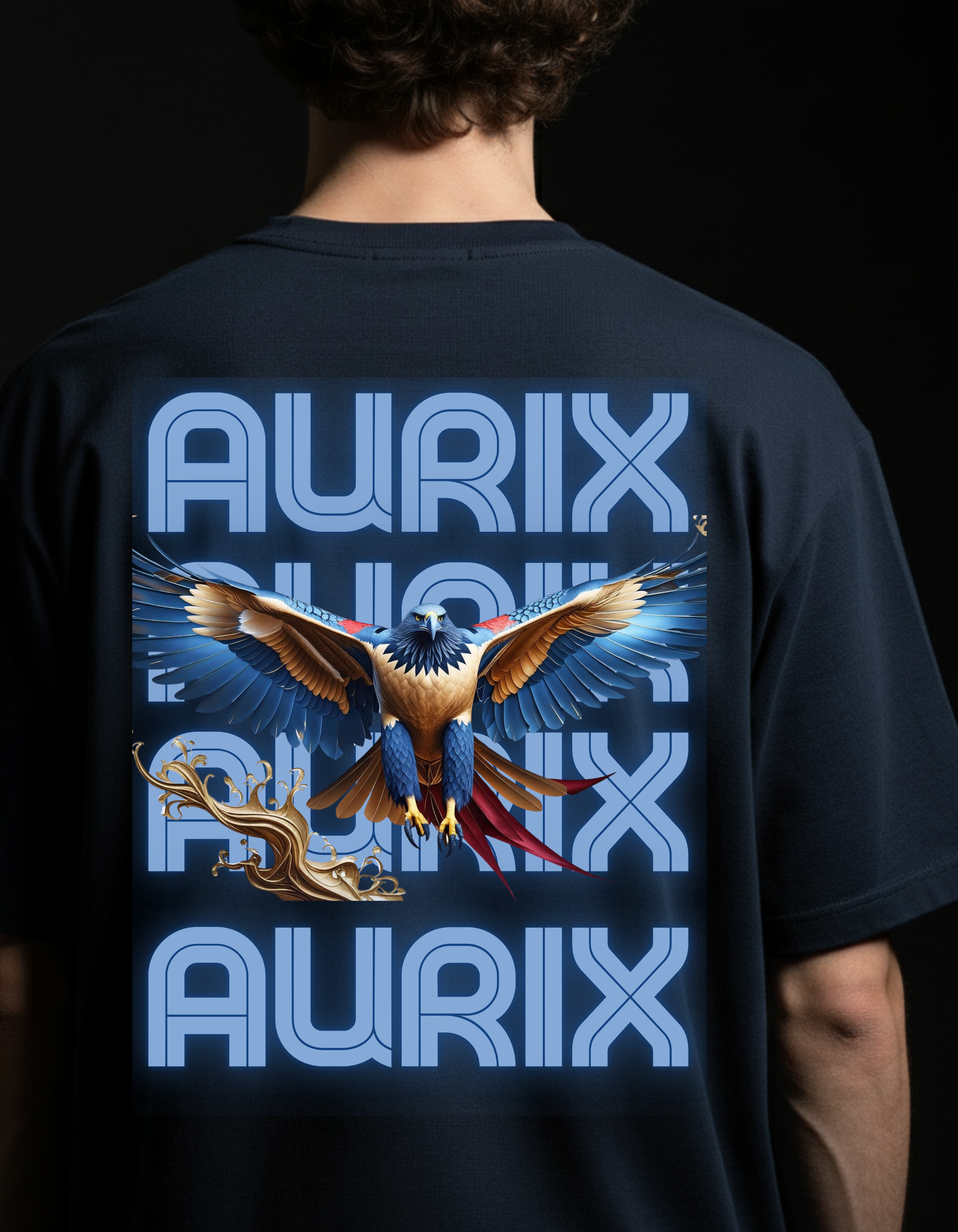 AURIX- Oversized t-shirt Trendy & Comfortable Fashion Essential - D O U T A I N E