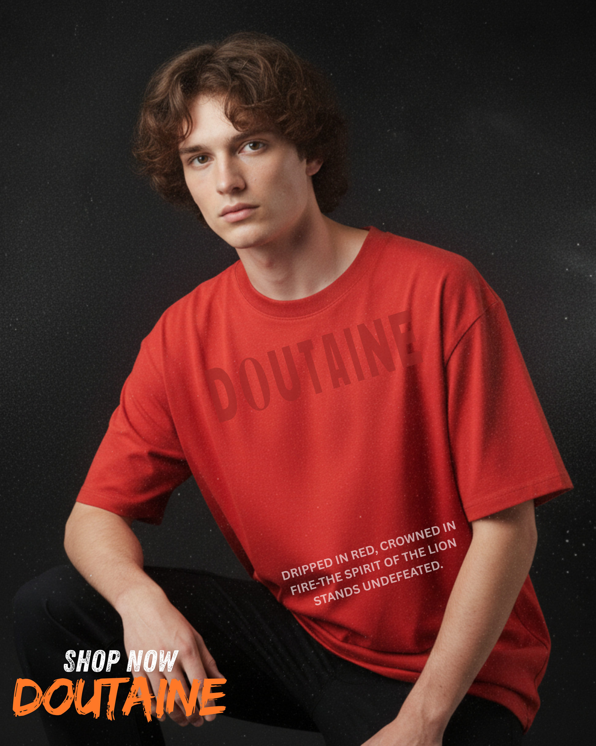 The Roar-Oversized t-shirt - D O U T A I N E