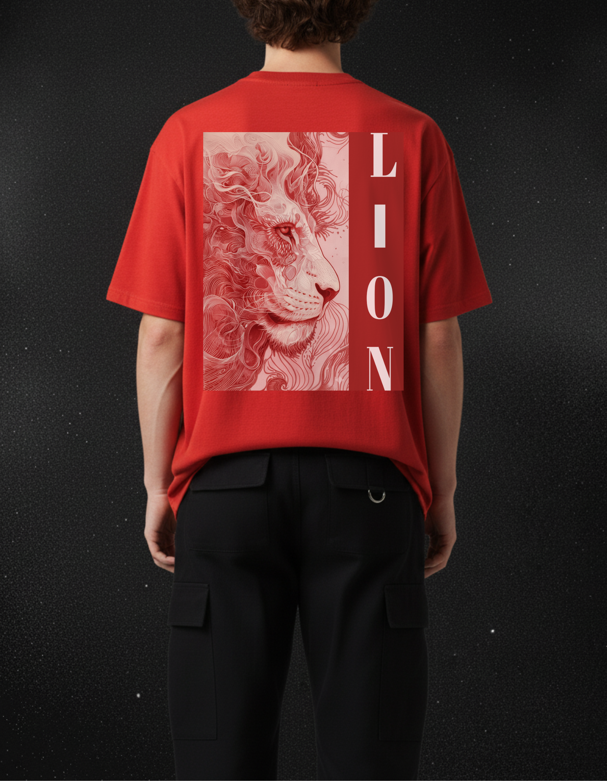 The Roar-Oversized t-shirt - D O U T A I N E