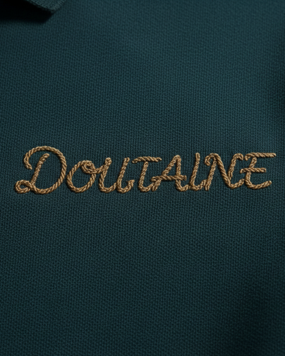 Doutaine Cowboy Embroidered Polo T-shirt