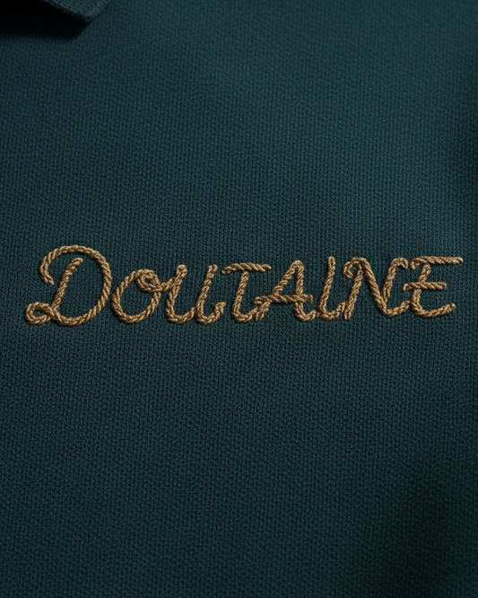 Doutaine Cowboy Embroidered Polo T-shirt