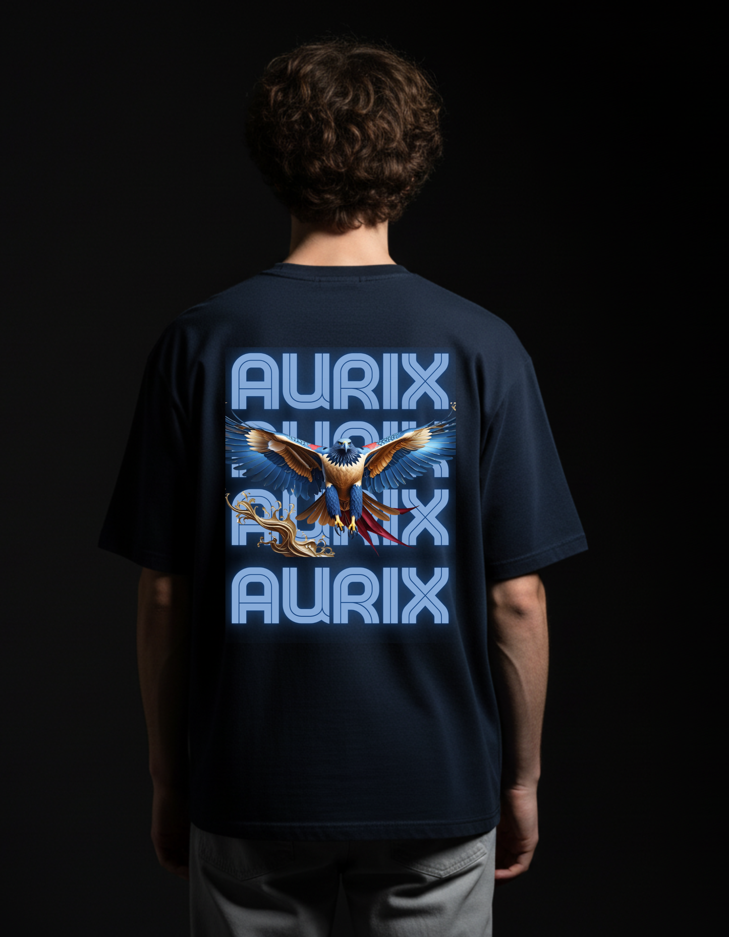 AURIX- Oversized t-shirt Trendy & Comfortable Fashion Essential - D O U T A I N E