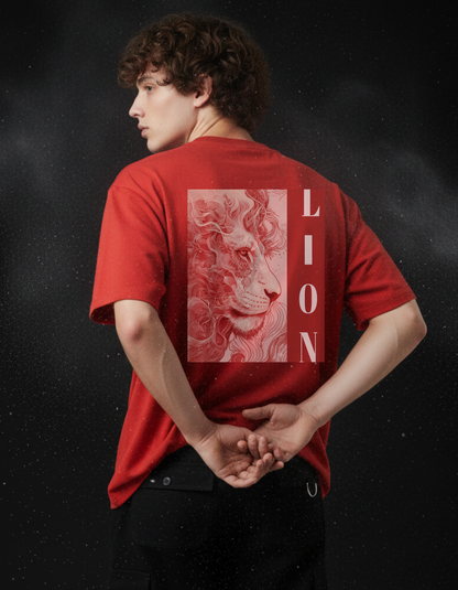 The Roar-Oversized t-shirt - D O U T A I N E