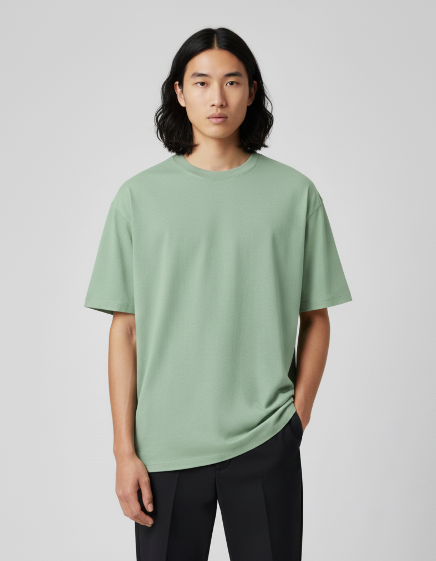 Sovereign Rise- Jade Green Oversized T-shirt - D O U T A I N E