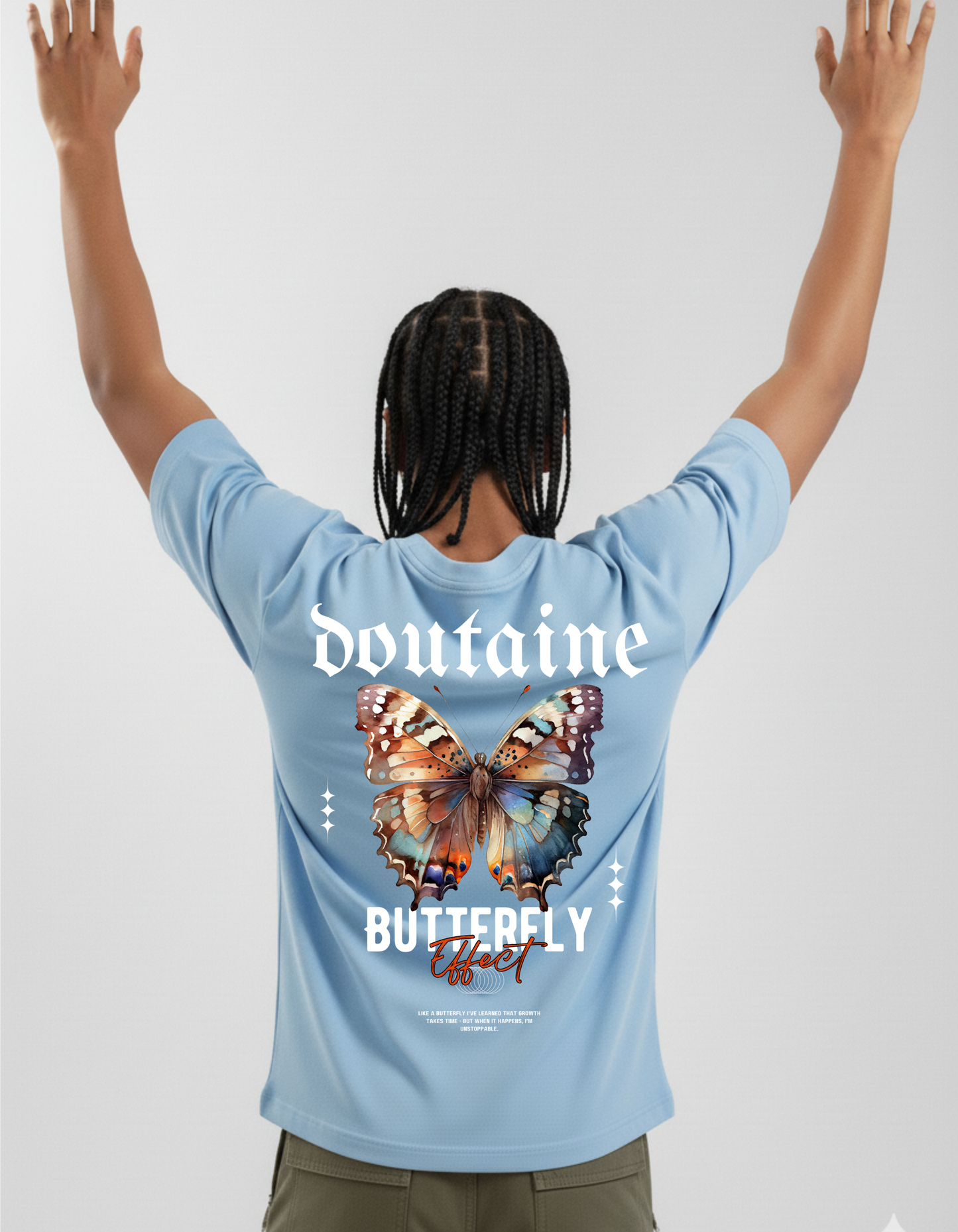Butterfly Bloom- Men & Women Oversized T-shirt - D O U T A I N E