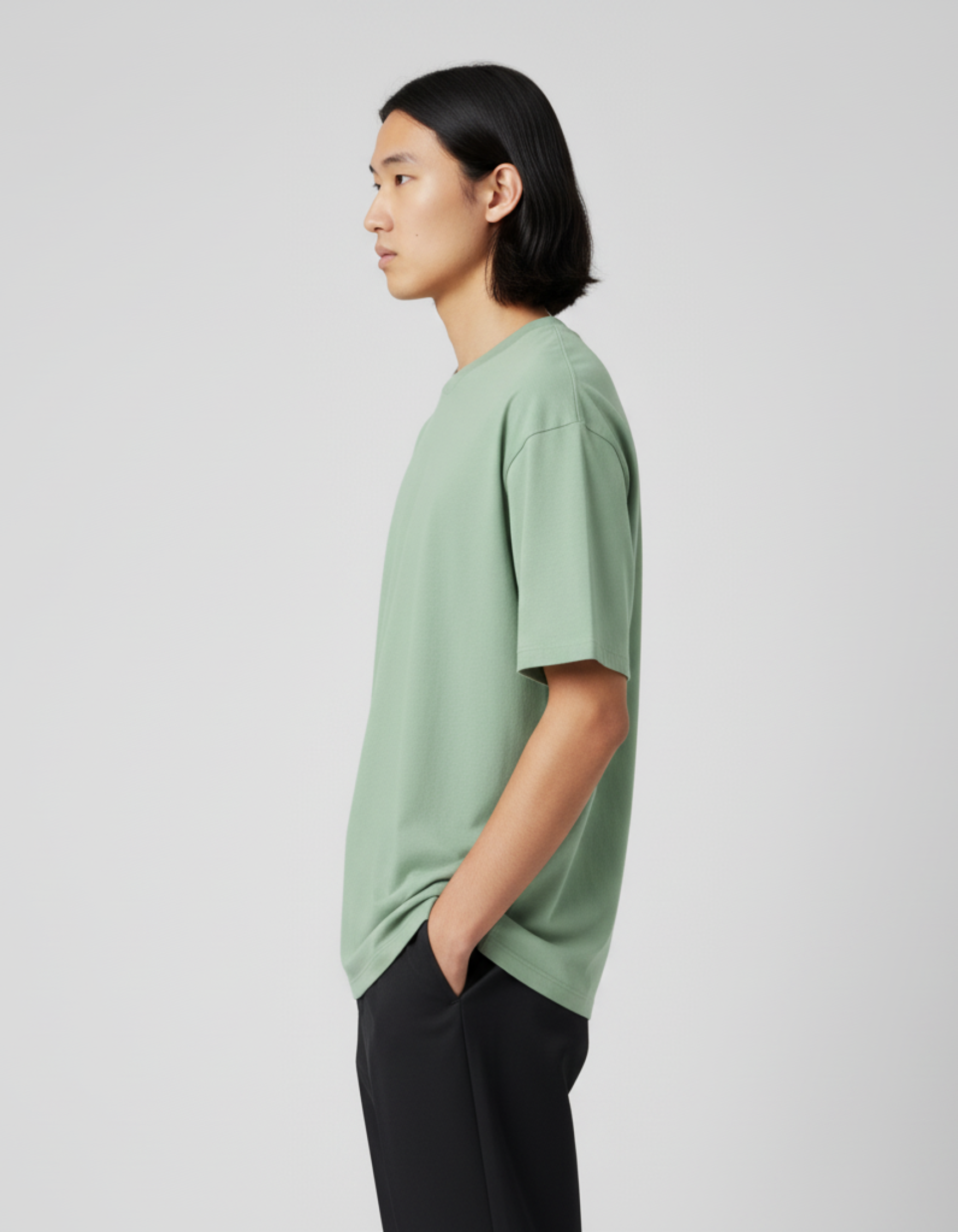 Sovereign Rise- Jade Green Oversized T-shirt - D O U T A I N E