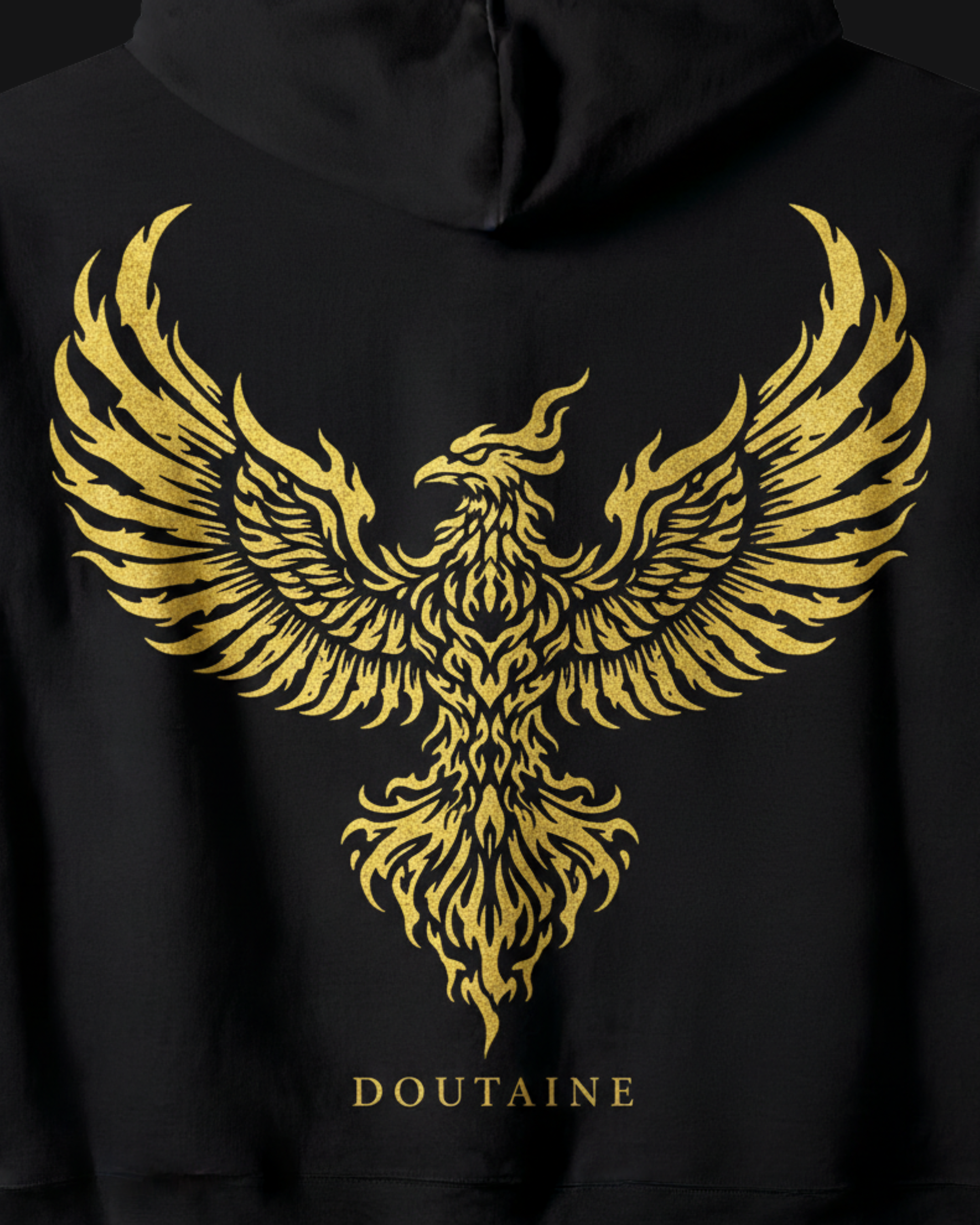 Golden Phoenix-Unisex Hoodie - D O U T A I N E