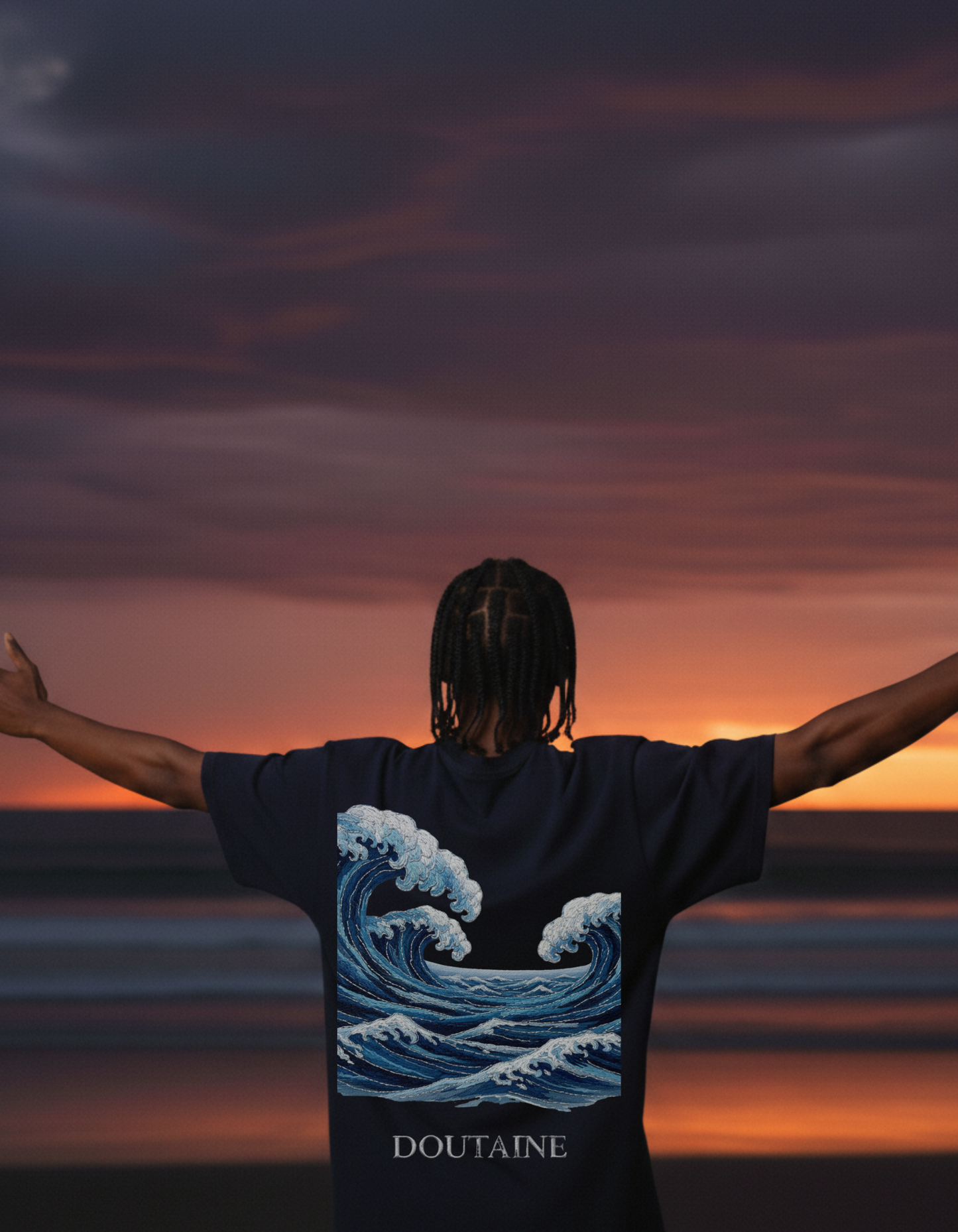 Ocean Fury Graphic T-shirt - DOUTAINE Edition - D O U T A I N E