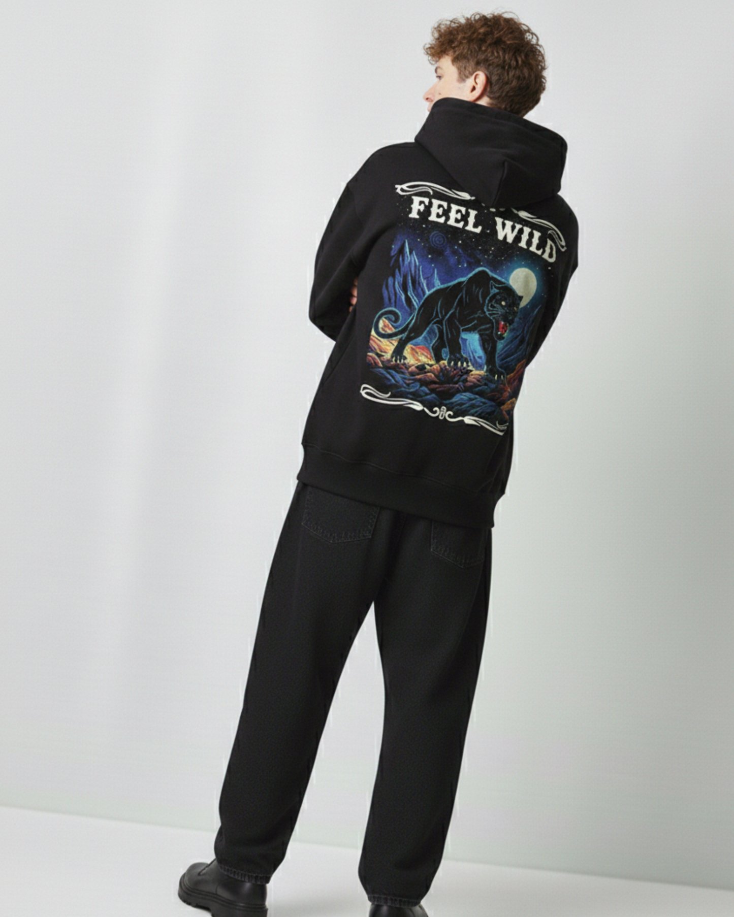 Black Panther Oversized Hoodie