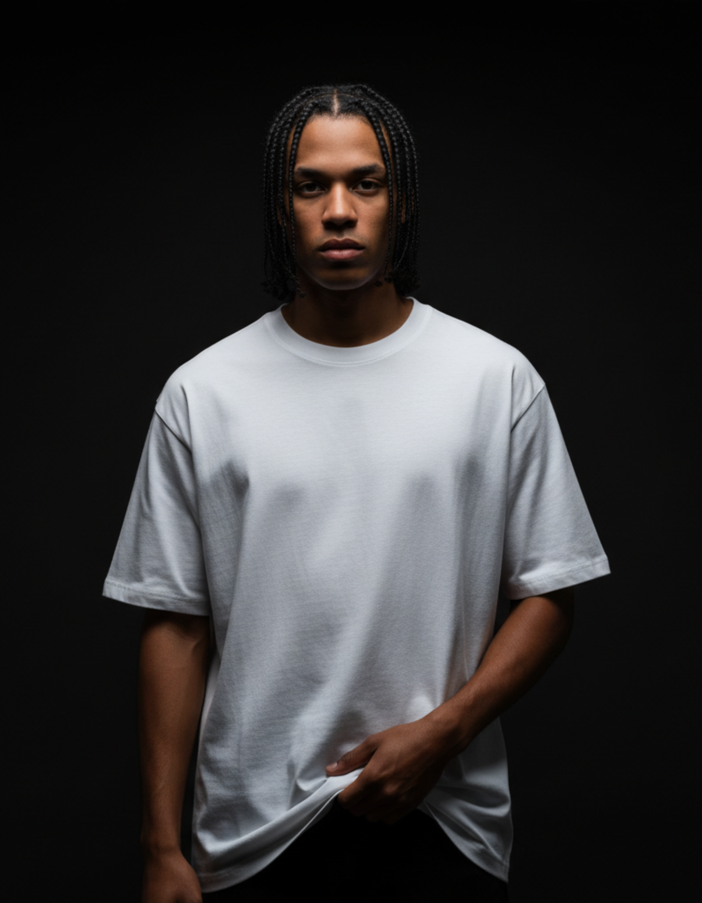 Sovereign Rise- White Oversized T-shirt - D O U T A I N E