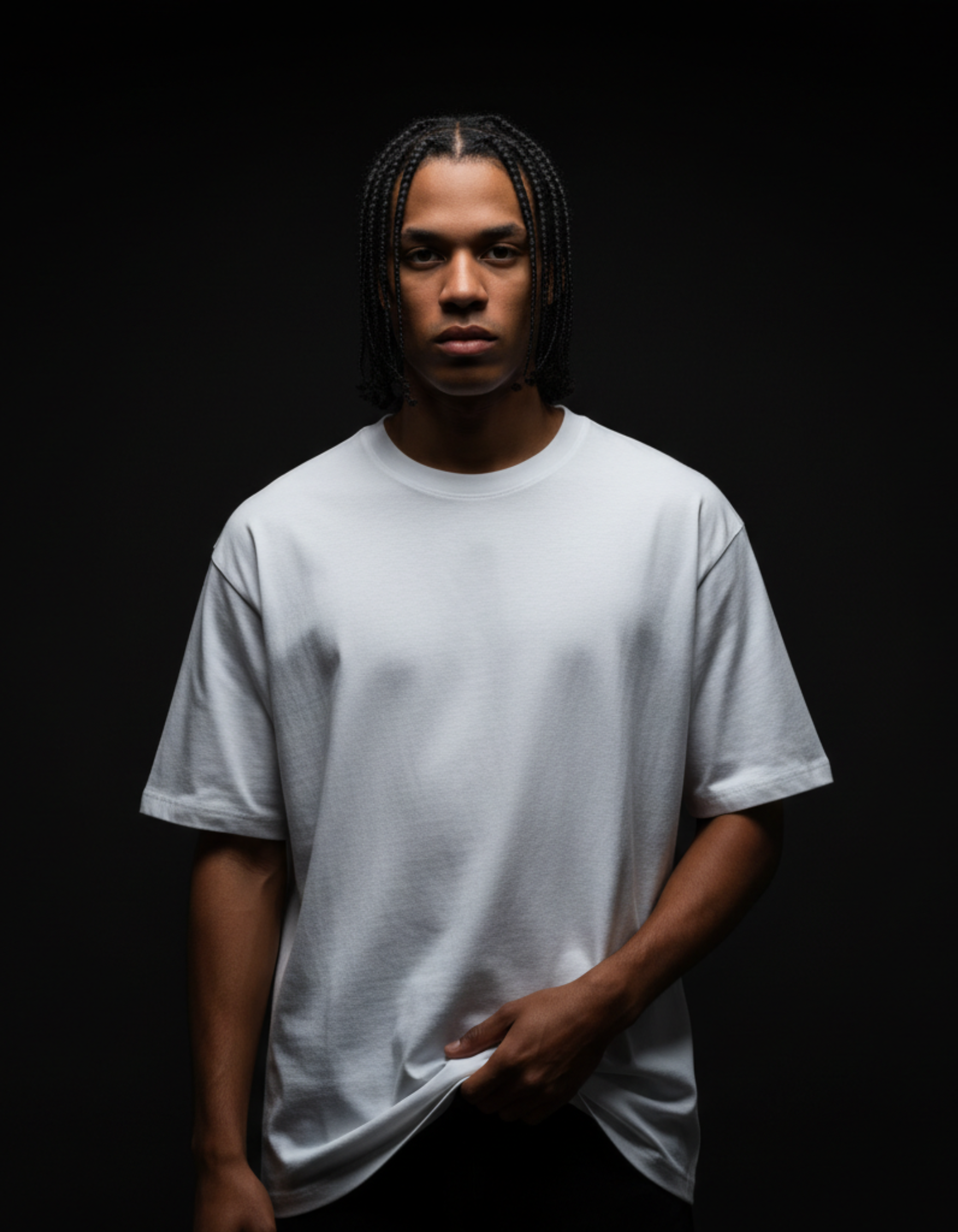 Sovereign Rise- White Oversized T-shirt - D O U T A I N E