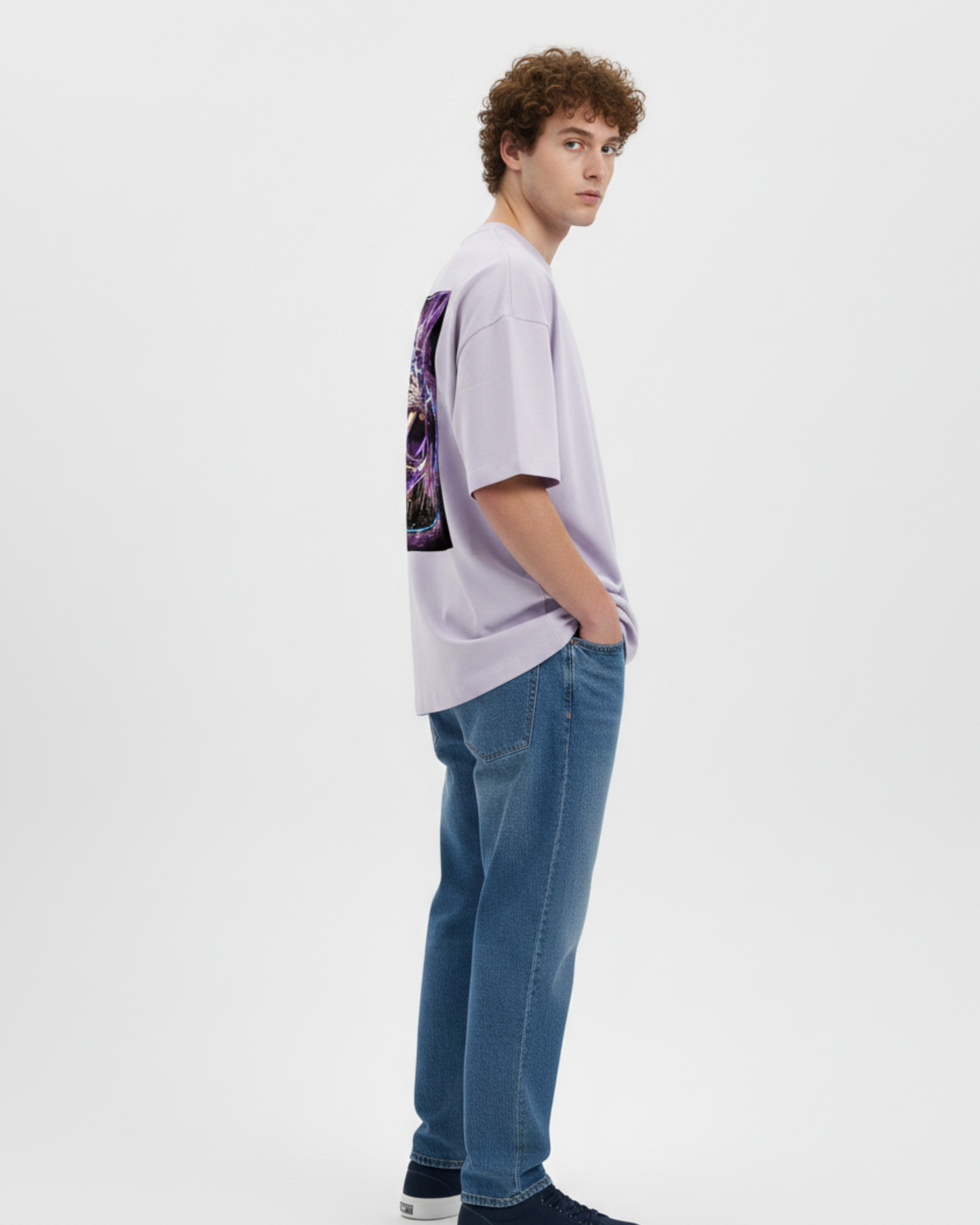 Cosmic Thunder Lion Graphic Tee